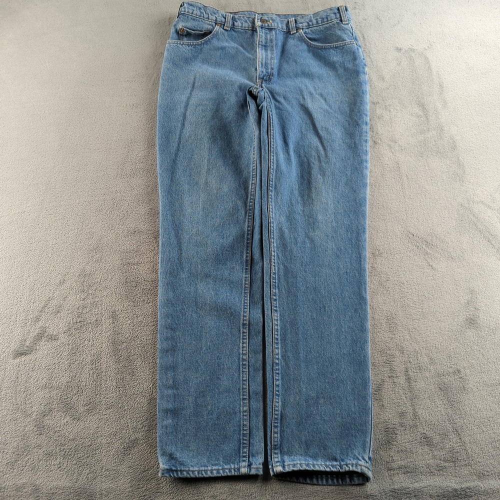 Vintage 90s Levis‎ 516 Jeans Mens 38x34 (Fits 34x32) Blue Faded Straight Canada